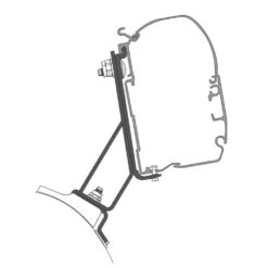 Wandmarkise Fiamma F45S PSA, Tuch: Royal Grey, Gehäuse: Polarweiss -Campingzubehör Verkäufe adapter fiamma fiammastore markise f45s psa 1000 4 25670