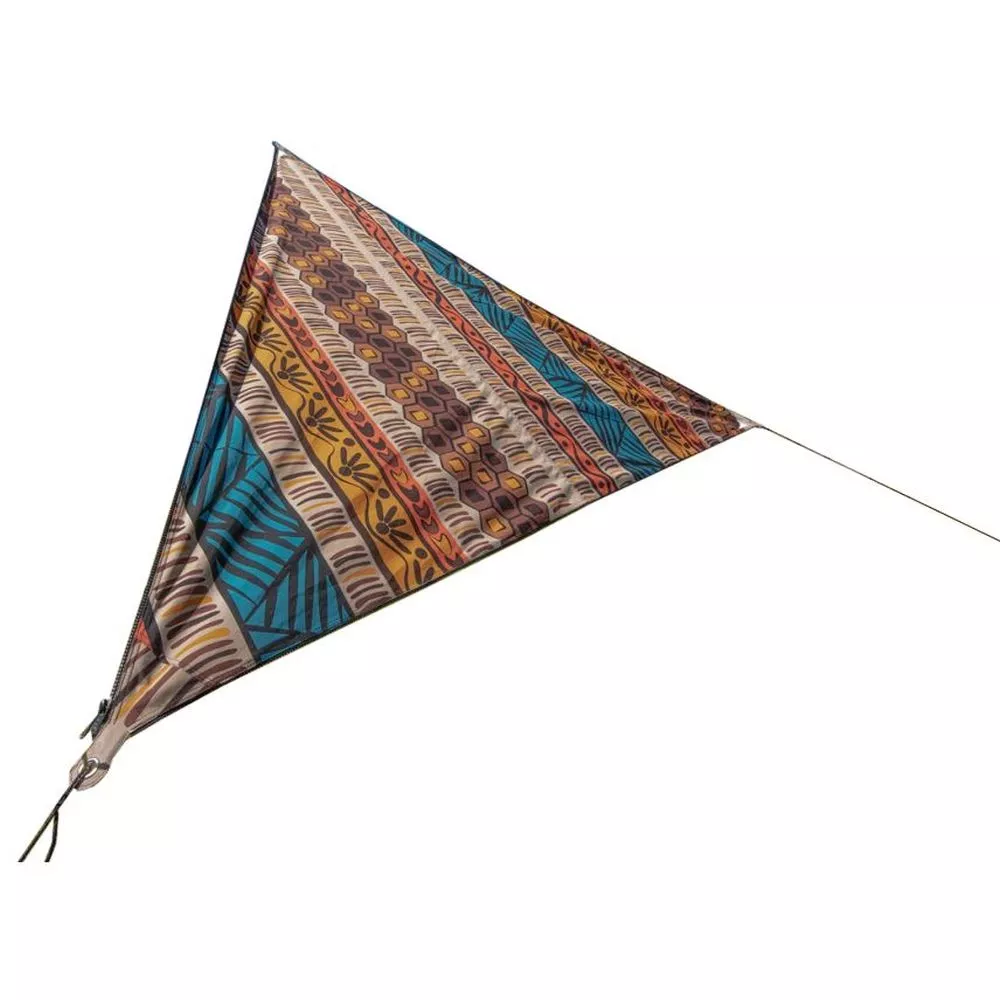 Camping-Sonnensegel Bent TC-Zip-Canvas Single, Afrika Druck 1 Camping-Sonnensegel Bent TC-Zip-Canvas Single, Afrika Druck