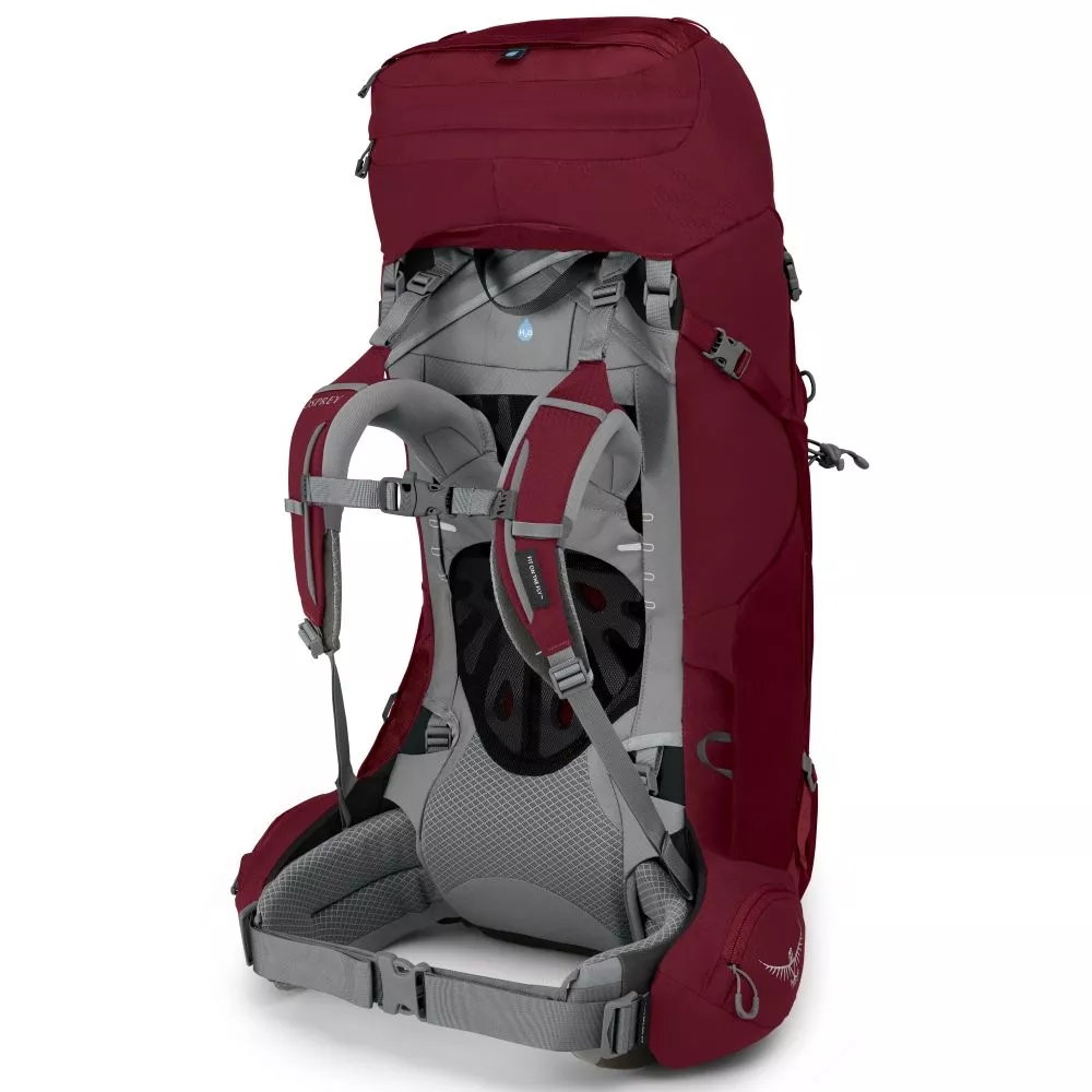 Trekkingrucksack Osprey Ariel 55 WXS/S, Claret Red 4 Trekkingrucksack Osprey Ariel 55 WXS/S, Claret Red – Bild 4