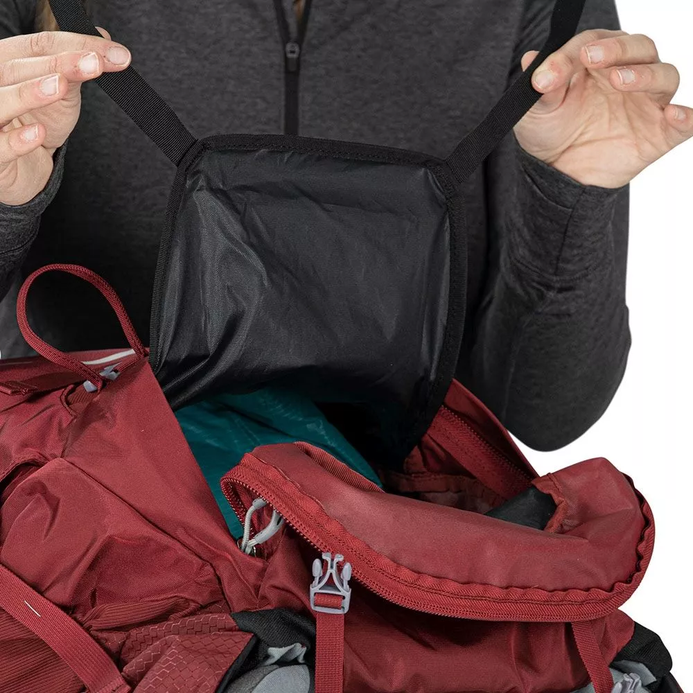 Trekkingrucksack Osprey Ariel 55 WXS/S, Claret Red 13 Trekkingrucksack Osprey Ariel 55 WXS/S, Claret Red – Bild 13