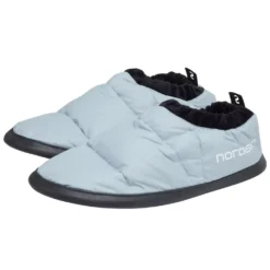 Daunenschuhe Nordisk Mos Down Slippers L (41-43), Arona Blue -Campingzubehör Verkäufe daunenschuhe mit antirutsch sohle und nordisk label arona blaue weiche daunen huettenschuhe 1000 1 26818