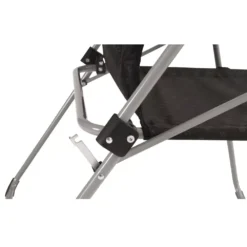 Camping-Faltstuhl Outwell Campana Black | Ausstellungsstück -Campingzubehör Verkäufe einrastfunktion outwell campana black gepolsterter faltstuhl schwarzer campingsessel 1000 3 28701