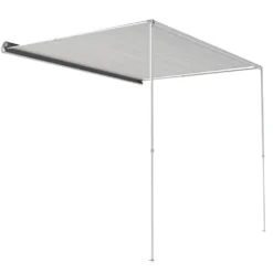 Wandmarkise Fiamma F35 Pro 220, Tuch: Royal Grey, Gehäuse: Titanium