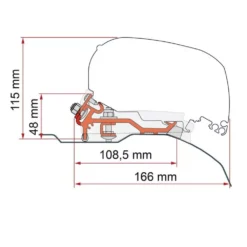 Fiamma KIT Fiat Ducato High Roof Super Long