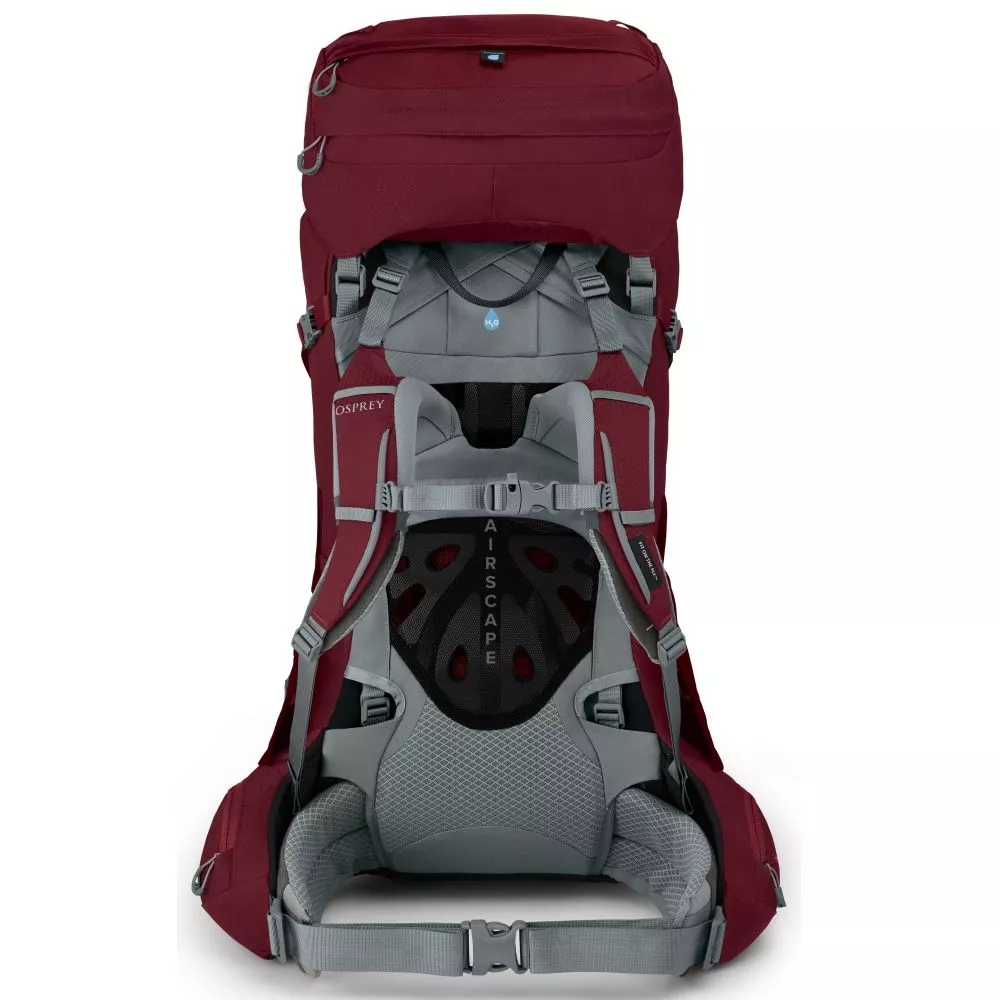 Trekkingrucksack Osprey Ariel 55 WXS/S, Claret Red 2 Trekkingrucksack Osprey Ariel 55 WXS/S, Claret Red – Bild 2