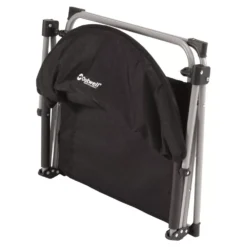 Camping-Faltstuhl Outwell Campana Black | Ausstellungsstück -Campingzubehör Verkäufe gefaltet packmass outwell campana black gepolsterter faltstuhl campingsessel 1000 4 28701
