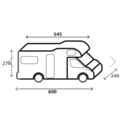 Wohnmobil-Schutzhülle Brunner Camper Cover Design 12M, 550-600 Cm -Campingzubehör Verkäufe groesse masse brunner camper cover design 12m wohnmobil schutzhuelle 550 600 cm 1000 4 24703