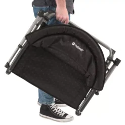 Camping-Faltstuhl Outwell Campana Black | Ausstellungsstück -Campingzubehör Verkäufe leichter transport outwell campana black schwarzer gepolsterter faltstuhl camping stuhl 1000 5 28701