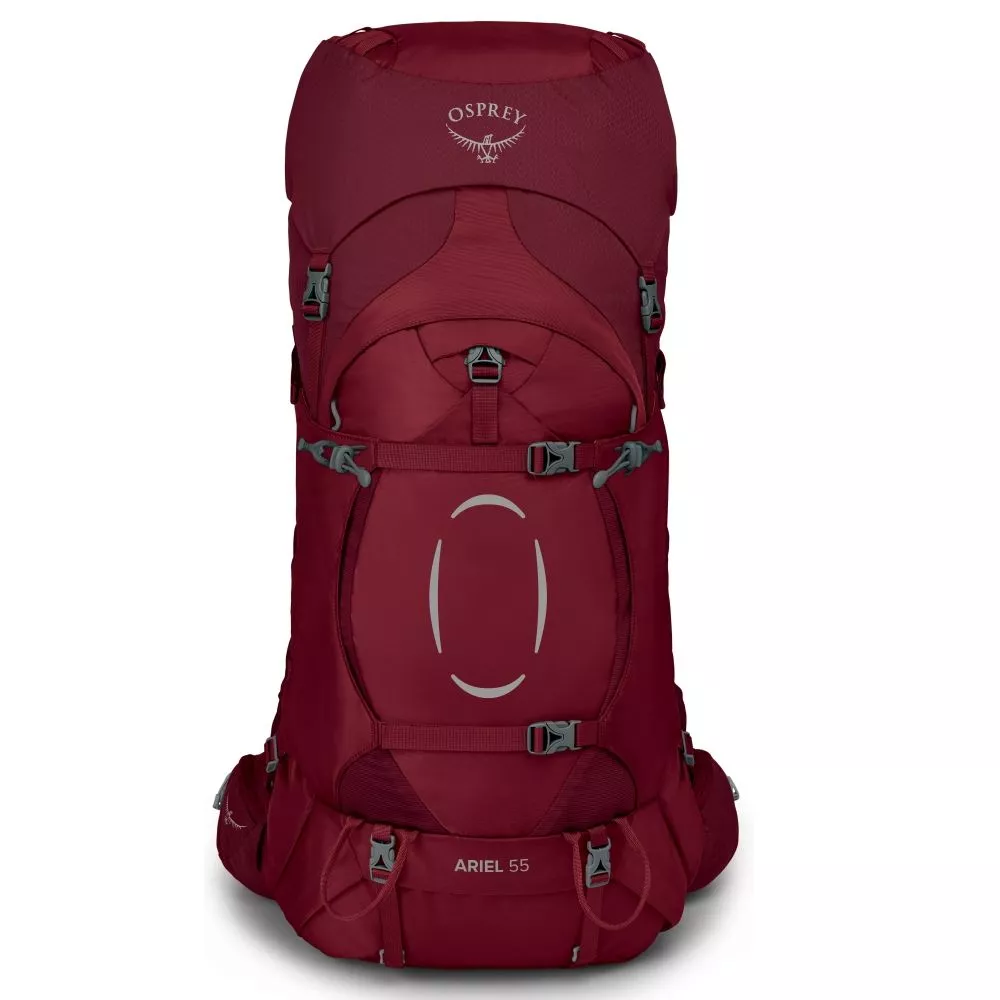 Trekkingrucksack Osprey Ariel 55 WXS/S, Claret Red 3 Trekkingrucksack Osprey Ariel 55 WXS/S, Claret Red – Bild 3