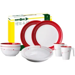 Melamingeschirrset Brunner Tete-a-Tete Cosmic C8A