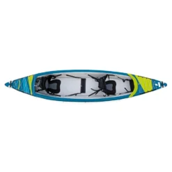 Aufblasbares Kajak Tahe Kayak Air Breeze Full HP2 -Campingzubehör Verkäufe tahe kajak kayak air breeze full hp2 draufsicht blaues gelbes zum aufblasen aufblasbares 2 3 personen erwachsene 1 kind familienkajak 1000 2 18203