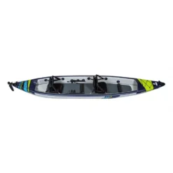Aufblasbares Kajak Tahe Kayak Air Breeze Full HP Pro -Campingzubehör Verkäufe tahe kajak kayak air breeze full hp2 pro draufsicht blaues zum aufblasen aufblasbares 2 3 personen familienkajak 1000 2 23829