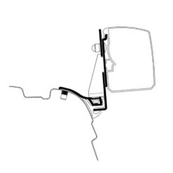 Thule 3200 Markisen-Adapter VW T5 / T6 Kurzer Radstand Mit Reimo Multi Rail