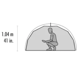 Trekkingzelt MSR Elixir 3, Grün -Campingzubehör Verkäufe trekkingzelt msr elixir 3 rucksackzelt 3 dreipersonenzelt 3 personen zelt hoehe 6 17059