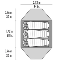 Trekkingzelt MSR Elixir 3, Grün -Campingzubehör Verkäufe trekkingzelt msr elixir 3 rucksackzelt 3 dreipersonenzelt 3 personen zelt masse 5 17059