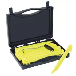 Leuchtende Zeltheringe Outwell Guyline Hering Box